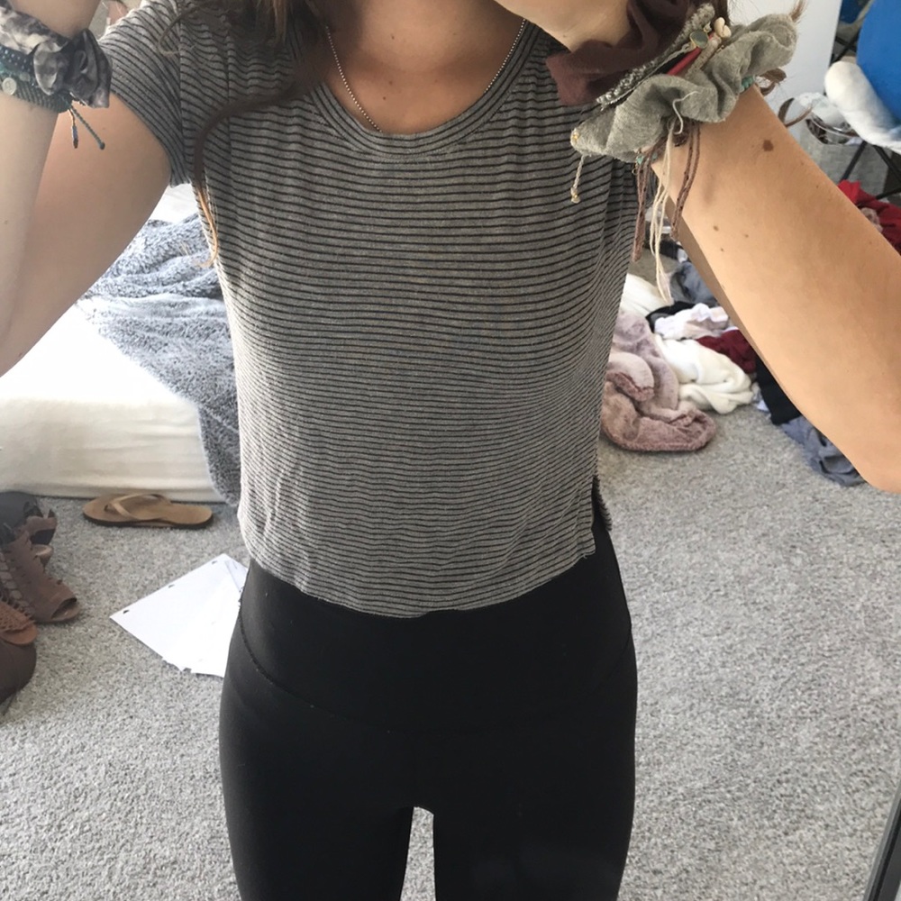 cropped brandy top